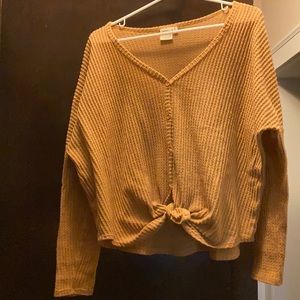 Waffle Knit Sweater
